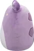 A side view of a purple plush toy with darker purple spots. Podgląd zdjęcia produktu