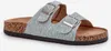 Stoffslipper auf Korksohle mit Schnallen Minze Atera 39 Produktbild-Vorschau 4