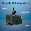 Wasserpumpe 12 V – 1000 L/H | 17 Watt | 7m Kabel | 170 cm Produktbild-Vorschau 3
