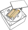 LEGO-Lampe „Weißer Ziegelstein“ LGL-LP50 Produktbild-Vorschau 2
