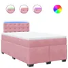 The Living Store Boxspringbett mit Matratze Rosa 120x200 cm Produktbild-Vorschau 3