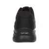 The back view of a black Skechers Arch Fit sneaker. Produktbild-Vorschau