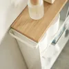 Étagère de toilette sur roulettes Métal et bois Slim Voir les images du produit 24