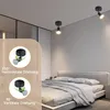 ZMH LED Deckenstrahler 1 Flammig Schwarz Deckenleuchte Produktbild-Vorschau 3