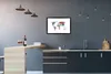 MuchoWow® Gerahmtes Poster Weltkarte - Buchstaben - Farben Produktbild-Vorschau 2