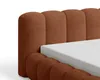 Close-up view of a bed frame with a mattress. Voir les images du produit
