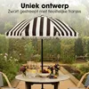 Mica Decorations Parasol Osborn - Stokparasol 238 x Ø220 cm Productafbeelding-voorbeeld 5