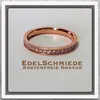 Silberring 925 rosé vergoldet Zirkonia umlaufend Eternity Produktbild-Vorschau 1