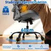 Chaise de bureau YARDIN, grise, ergonomique, avec Voir les images du produit 4