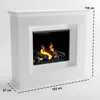 GLOW FIRE Elektrokamin 'Athene Opti Myst' | Wasserdampf Produktbild-Vorschau 3