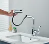 Ari Atomic wastafelmengkraan, chroom, met uittrekbare Productafbeelding-voorbeeld 2