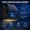Solar-Wandleuchte für Außen mit Radarsensor und Produktbild-Vorschau 2