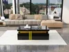 Sweiko Table basse rectangulaire moderne avec plateau Voir les images du produit 2