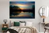 MuchoWow® Poster Wasser - See - Bäume - Sonnenuntergang - Produktbild-Vorschau 4