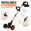 Tagliabordi a Batteria 21V 1200W, 2×2,0Ah, 18.000 giri/min, Anteprima dell’immagine prodotto 5