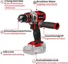 A diagram of a cordless drill with callouts highlighting its features. Produktbild-Vorschau