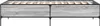 vidaXL Bettgestell Grau Sonoma 75x190 cm Holzwerkstoff und Produktbild-Vorschau 5