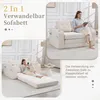 okwish Zweisitziges Sofa,Modulares Sofa mit Getränkehaltern Produktbild-Vorschau 5