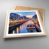 Gerahmtes Poster - Rahmen in heller Eiche - Kanal Grande Produktbild-Vorschau 3