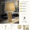 Lámpara de mesa GLAM, de cerámica, color dorado, Vista previa de la imagen del producto 17