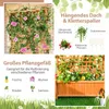 COSTWAY Blumenkasten mit Spalier & Dach, Pflanzkasten Produktbild-Vorschau 7