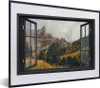 MuchoWow® MuchoWow® Gerahmtes Poster Aussicht - Berg - Baum Produktbild-Vorschau 1