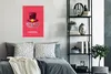 MuchoWow® Poster "Karneval" auf rotem Hintergrund 60x90 cm Produktbild-Vorschau 4
