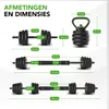 Tunturi Halterset en Dumbbells Vinyl 28 kg – Gewichten Set Productafbeelding-voorbeeld 7