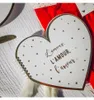 Gästebuch Herzform Liebe Gold 20 cm Weiß Hochzeit - Produktbild-Vorschau 3