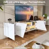 INONEFT, mobile TV da 220 cm, basso mobile con Anteprima dell’immagine prodotto 4