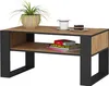 Akord Konferenční stolek Domi dub/černý 92x53x45 cm Náhled obrázku produktu 2