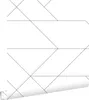 ESTAhome carta da parati linee grafiche bianco e nero 53 cm Anteprima dell’immagine prodotto 1