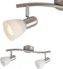 Rabalux 6302 Soma, 2 lampen, halogeen, E14, IP20, chroom Productafbeelding-voorbeeld 1