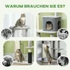 PawHut Kratzbaum 132 cm Katzenbaum mit Katzenhöhle, für Produktbild-Vorschau 7