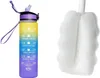 Sport Trinkflasche 1 Liter mit Motivations-Skala und Produktbild-Vorschau 1