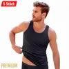5er Pack Unterhemd Herren Feinripp Tank-Top 100% Baumwolle Produktbild-Vorschau 1
