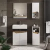 Armoire murale Vicco Marelle Blanc/Artisan 30x67cm avec Voir les images du produit 4