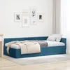 vidaXL Rohový rám postele s čelem modrý 80 cm x 200 cm Náhled obrázku produktu 2