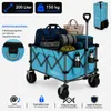 IMLEX Bollerwagen faltbar XXL Handwagen IM-4211 Azurblau Produktbild-Vorschau 2
