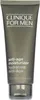 A close-up studio shot of a Clinique For Men anti-age moisturizer tube. Podgląd zdjęcia produktu