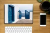 MuchoWow® Laptop Aufkleber Sticker Cover Tür - Blau - Weiß Produktbild-Vorschau 2
