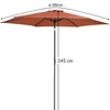 KINGSLEEVE® Sonnenschirm 300cm UV Schutz 80+ Abdeckung Produktbild-Vorschau 7
