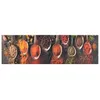 vidaXL Küchenteppich Waschbar Löffel & Gewürze 45x150 cm Produktbild-Vorschau 1