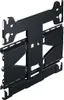 A black metal TV wall mount is shown against a white background. Podgląd zdjęcia produktu