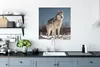 MuchoWow® Poster Husky im Schnee 75x75 cm - Wand Dekoration Produktbild-Vorschau 3