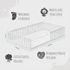 Bodenbett Bett mit Rausfallschutz & Lattenrost Montessori Produktbild-Vorschau 2