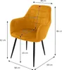 ML-Design 6er Set Esszimmerstühle mit Rücken- und Produktbild-Vorschau 7