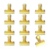 12x Verschlussclips Gold Verschlussklammern Edelstahl Produktbild-Vorschau 3