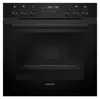 A front view of a black built-in oven. Produktbild-Vorschau