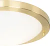 Moderne Deckenleuchte Gold 31 cm IP44 Yuma Produktbild-Vorschau 2
